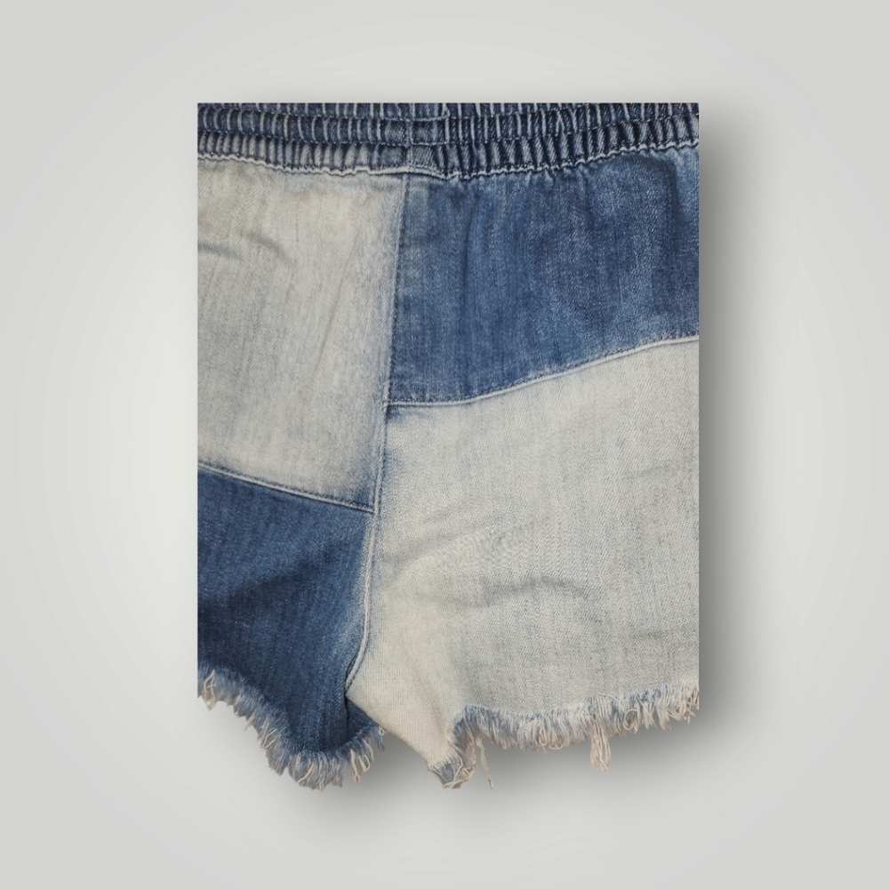 Aerie Patchwork Colorblock Drawstring Elastic Jea… - image 8